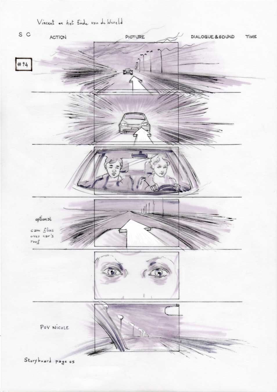 Vincent and the End of the World storyboard 05