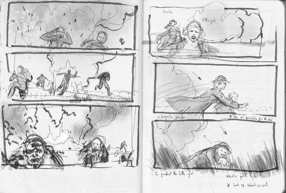 Suite Française first rough storyboard 07