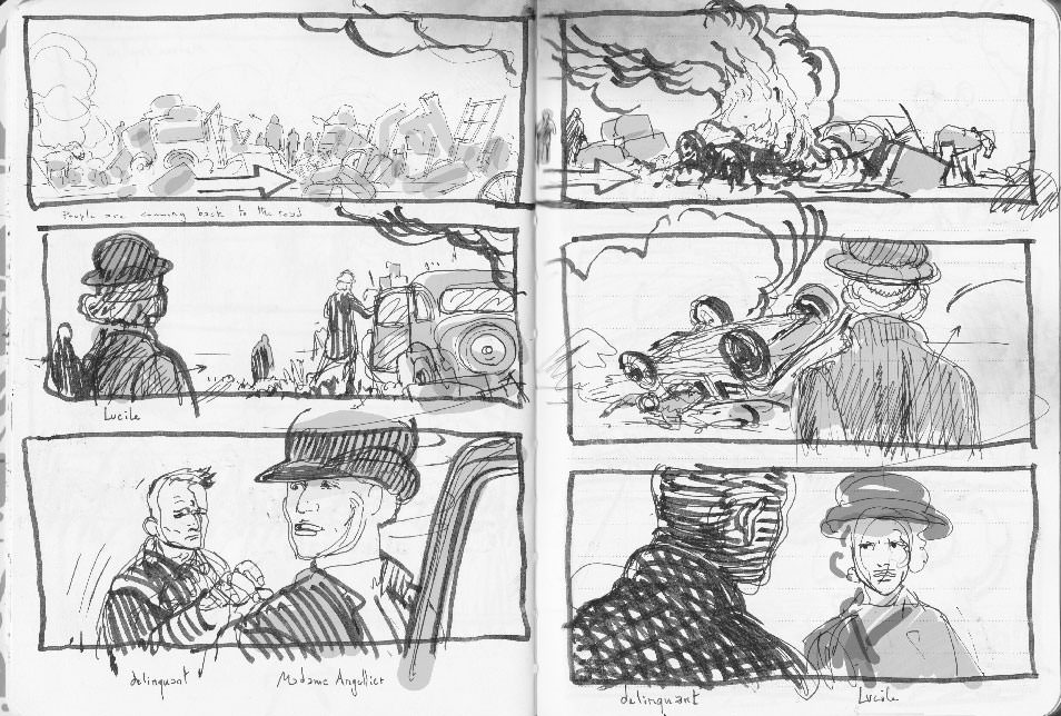 Suite Française first rough storyboard 09
