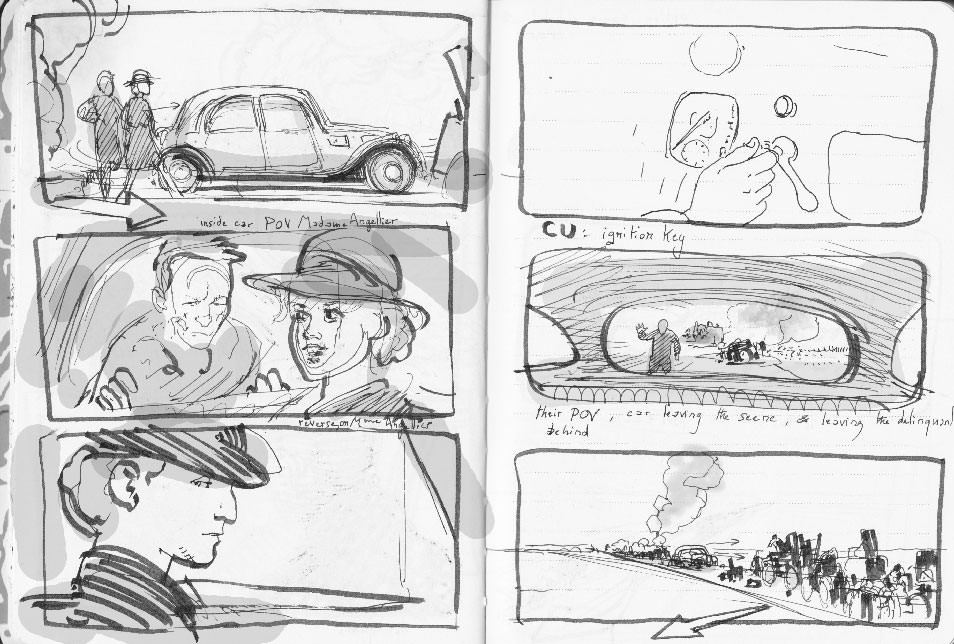 Suite Française first rough storyboard 10