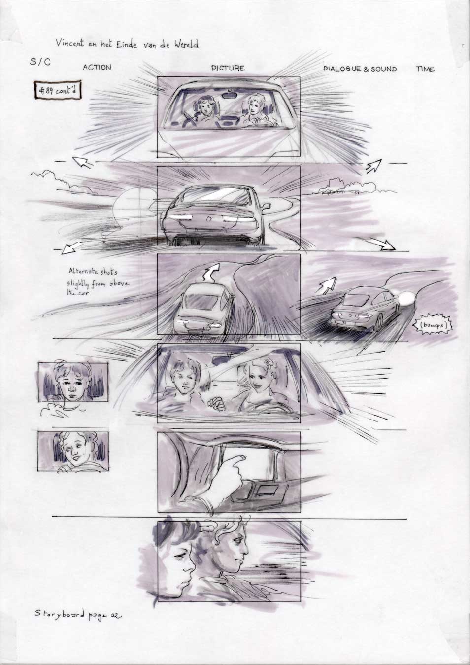 Vincent and the End of the World storyboard 02