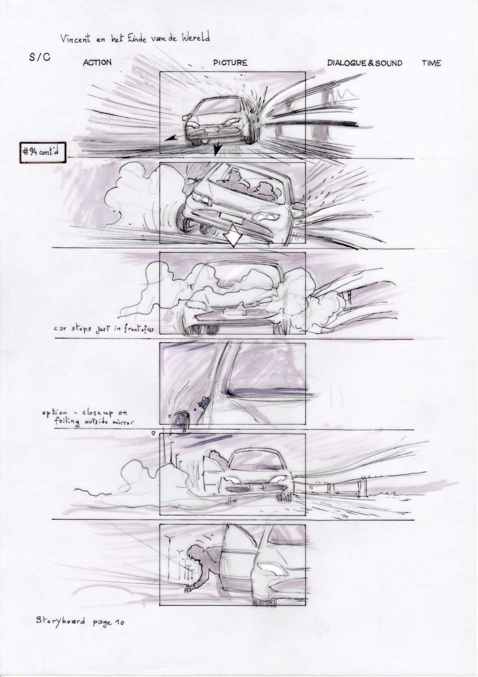 Vincent and the End of the World storyboard 10